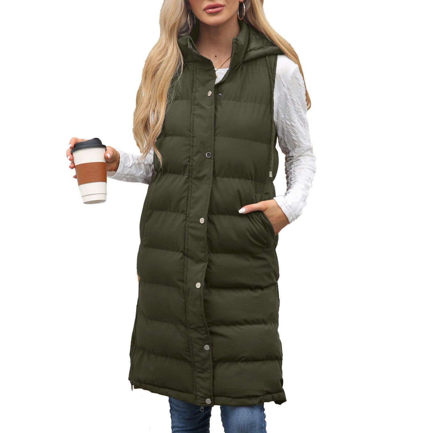 Alvara Padded Hooded Vest