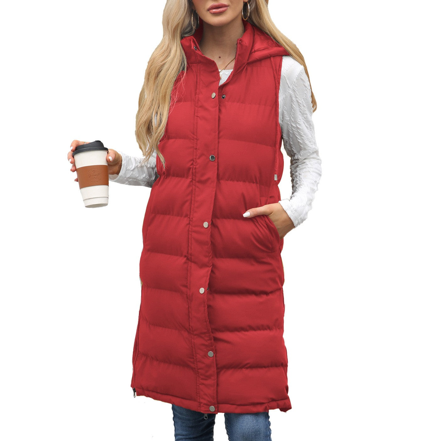 Alvara Padded Hooded Vest