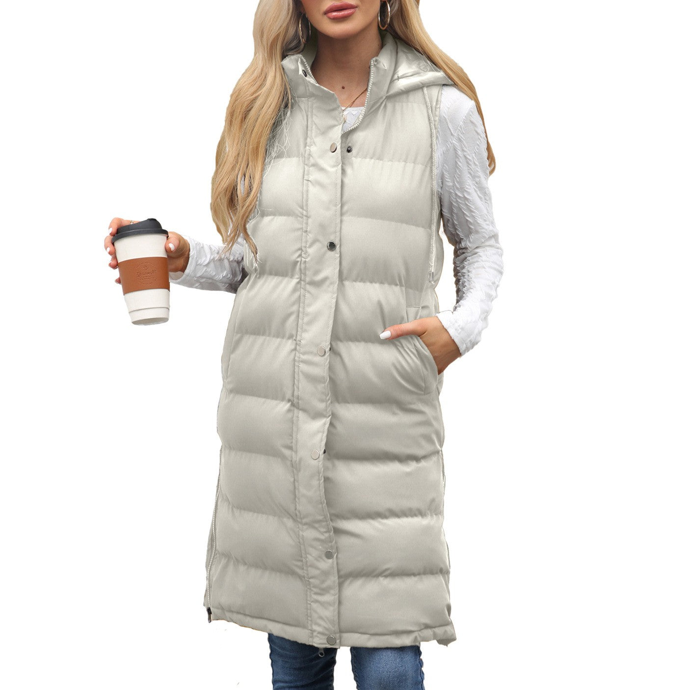 Alvara Padded Hooded Vest