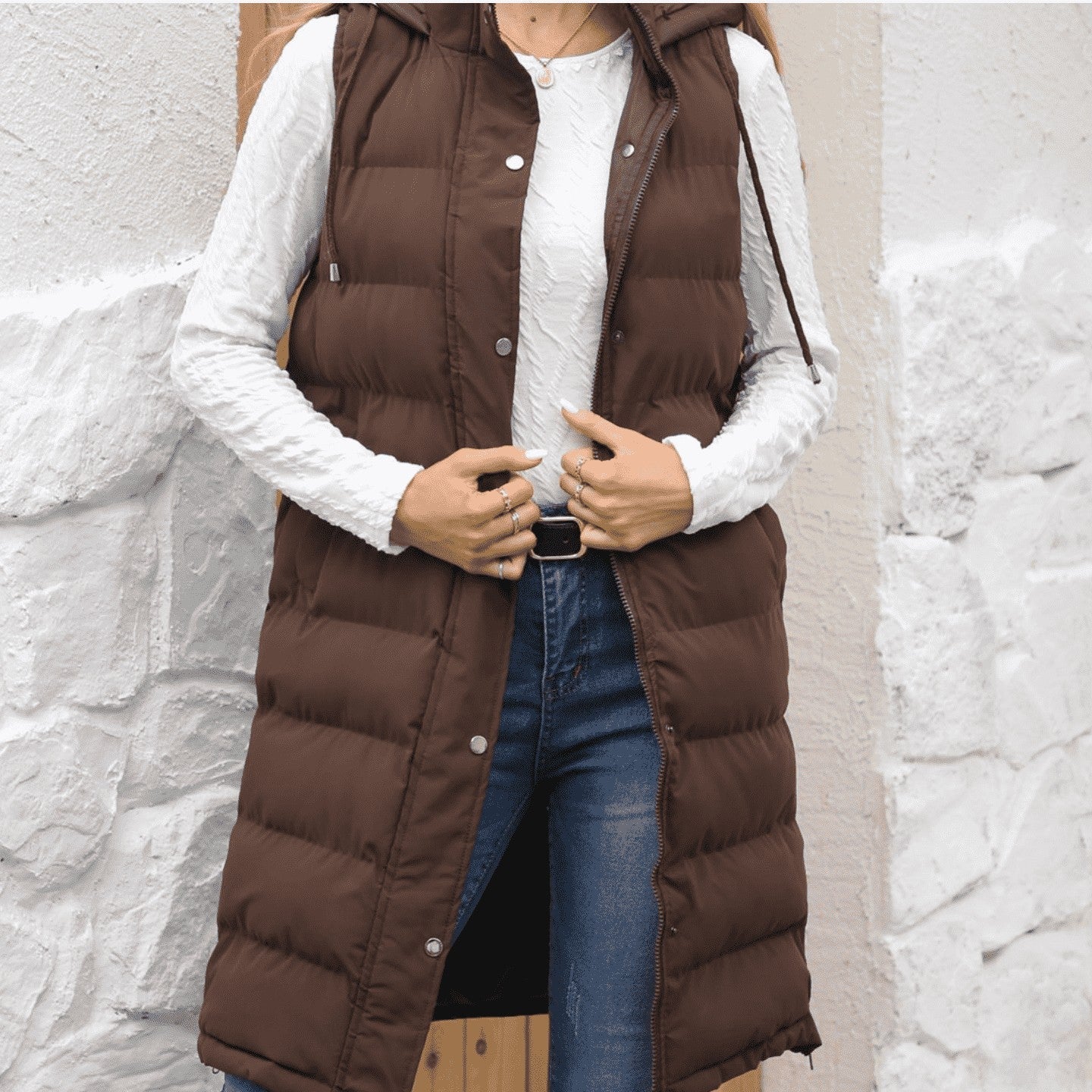 Alvara Padded Hooded Vest
