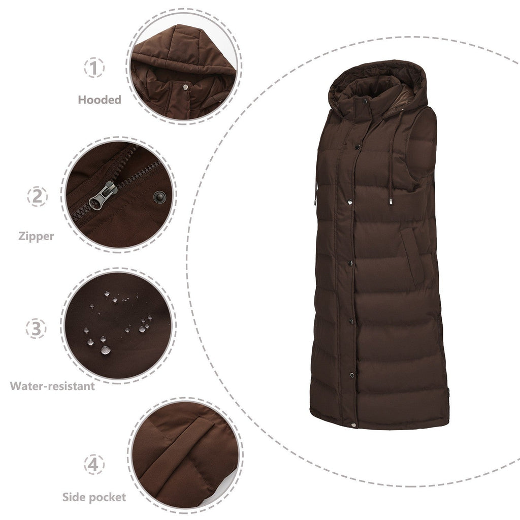 Alvara Padded Hooded Vest