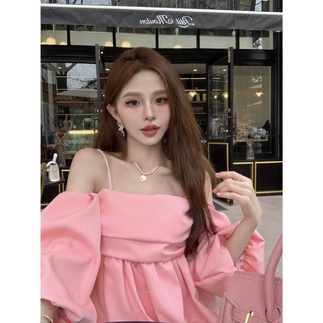 Amaya Lantern Sleeve Top