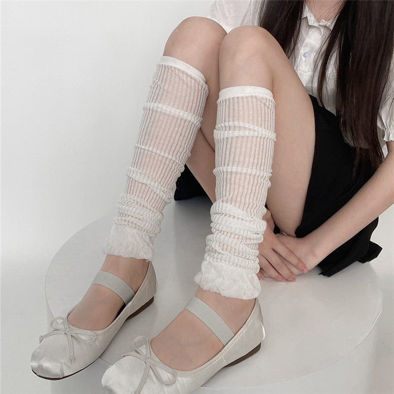 Ayla Ribbed Calf Socks