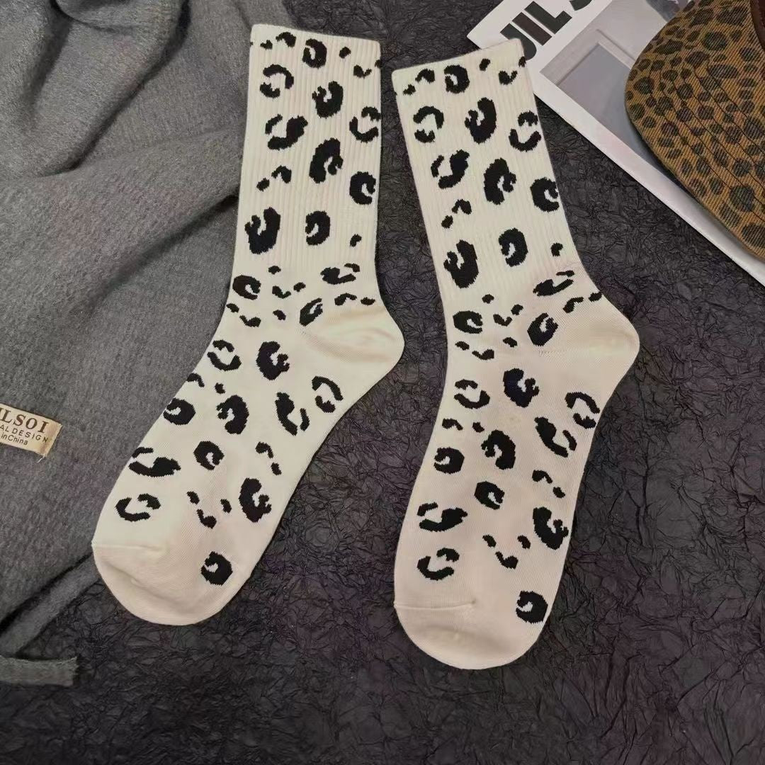 Marais Polka Mid-Calf Socks