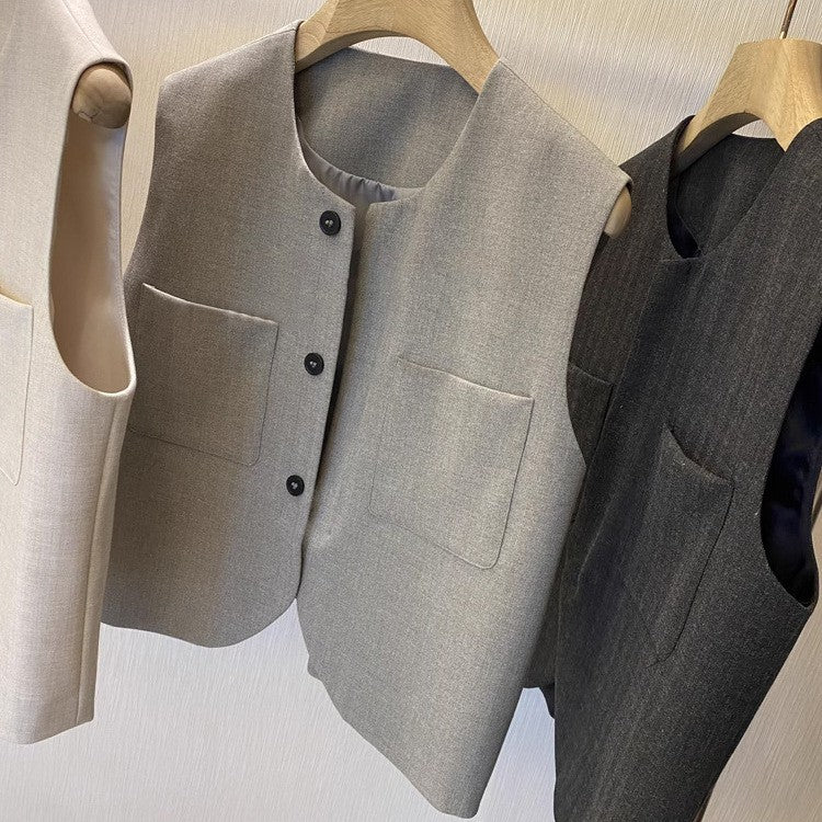 Marlowe Sleeveless Suit Vest