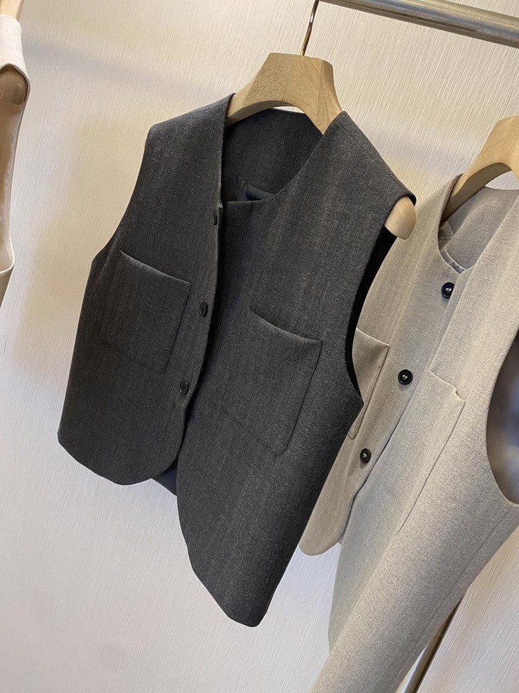 Marlowe Sleeveless Suit Vest