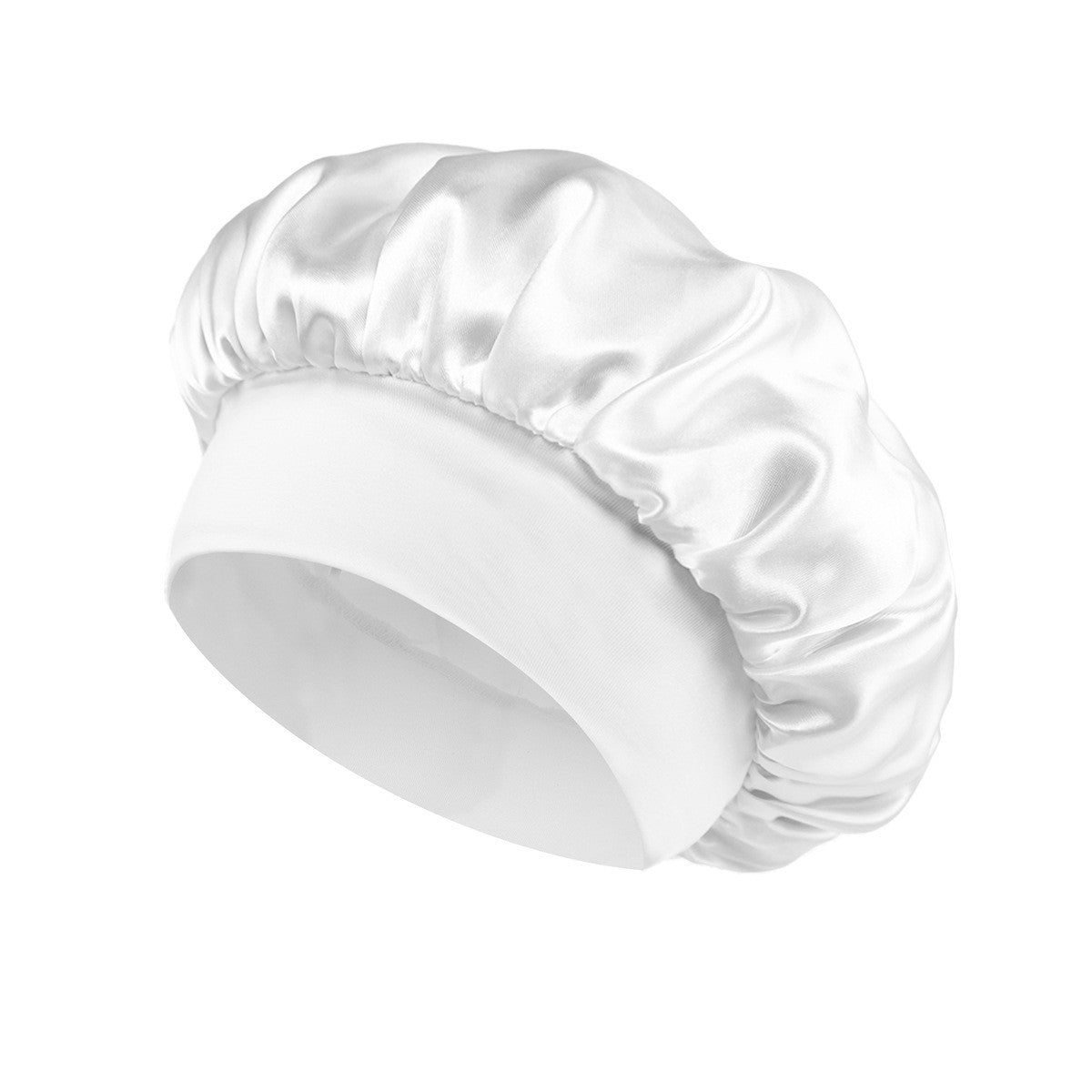 Noctura Satin Wide-Brim Nightcap