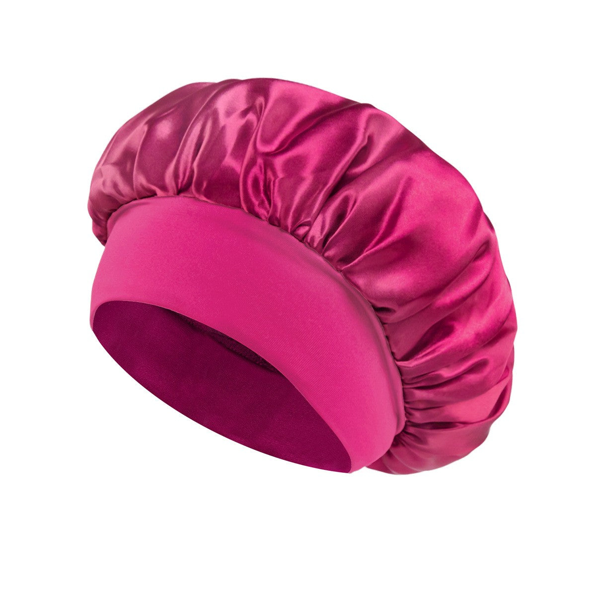 Noctura Satin Wide-Brim Nightcap