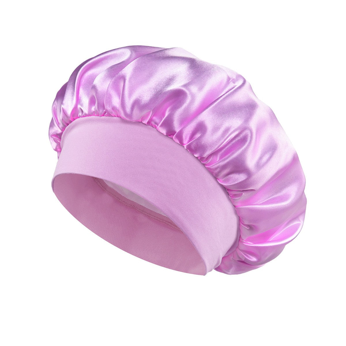 Noctura Satin Wide-Brim Nightcap