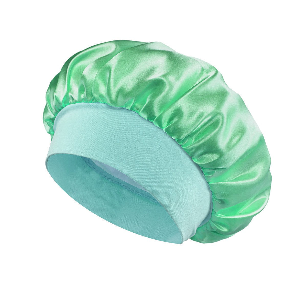 Noctura Satin Wide-Brim Nightcap