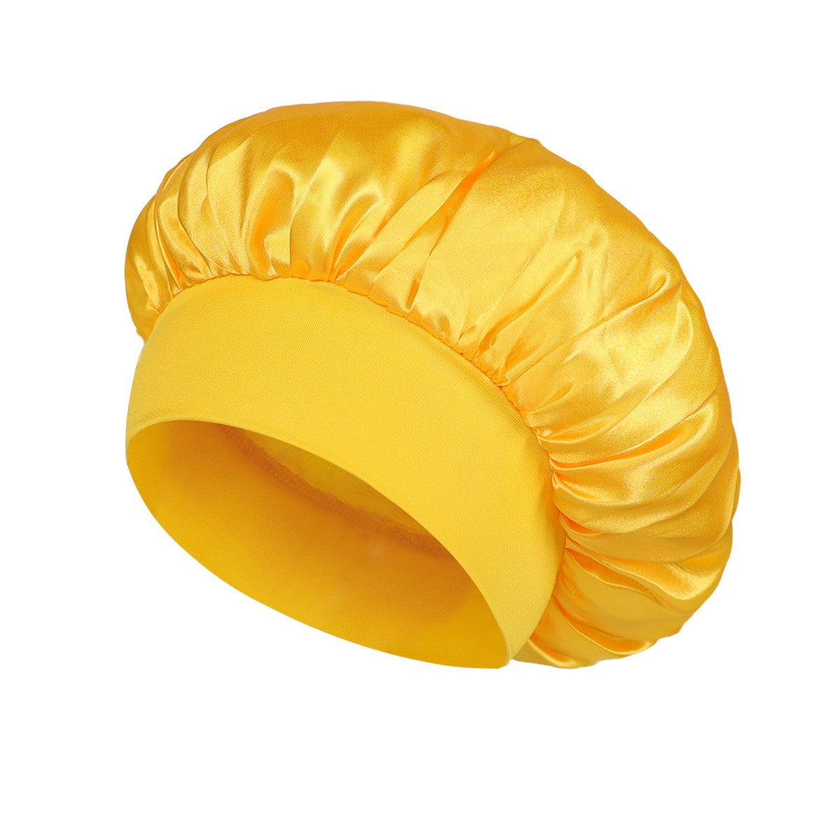 Noctura Satin Wide-Brim Nightcap