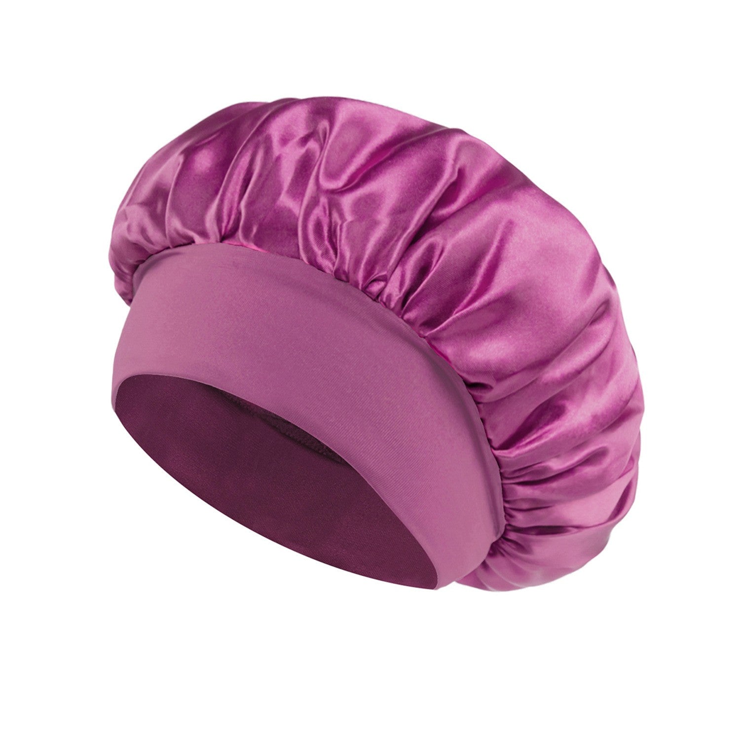 Noctura Satin Wide-Brim Nightcap