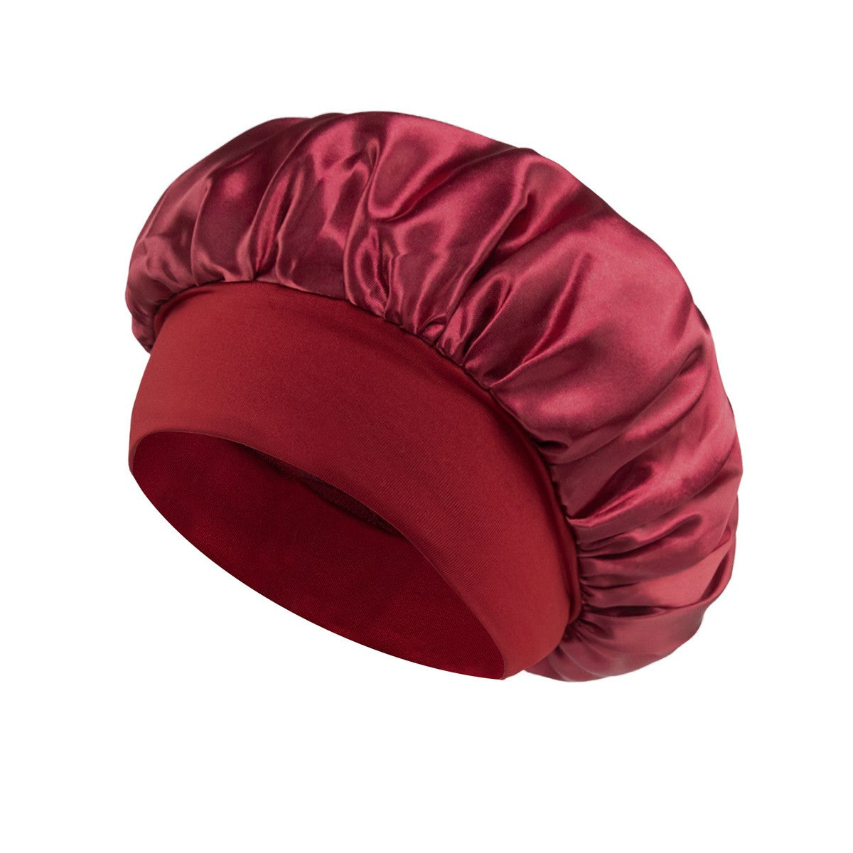 Noctura Satin Wide-Brim Nightcap