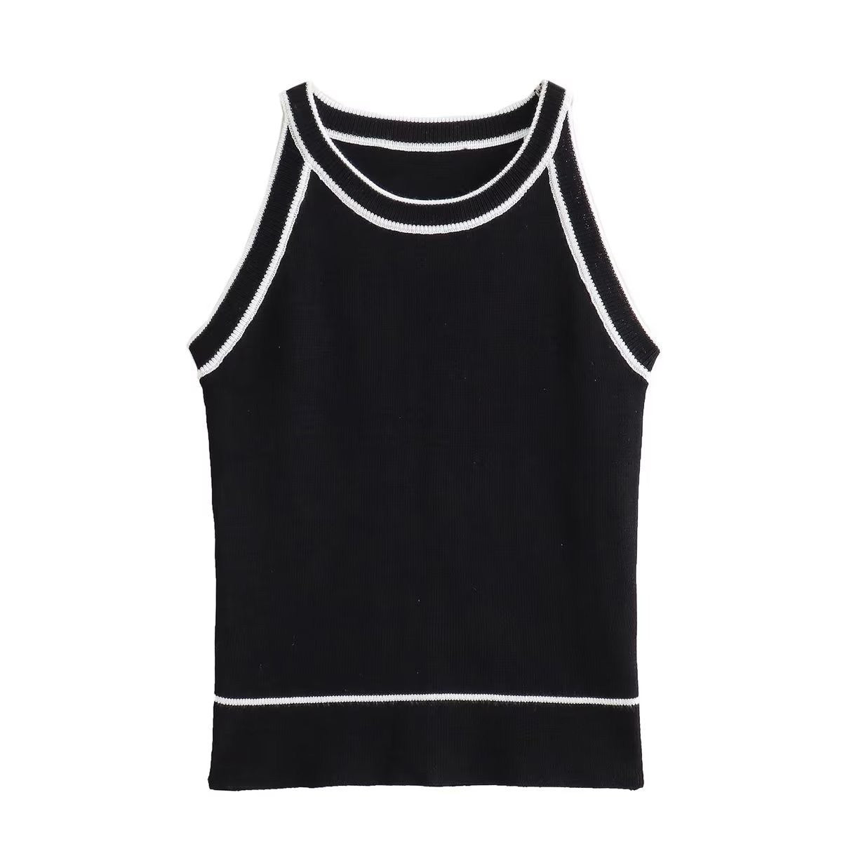 Noire Halter Cutout Top