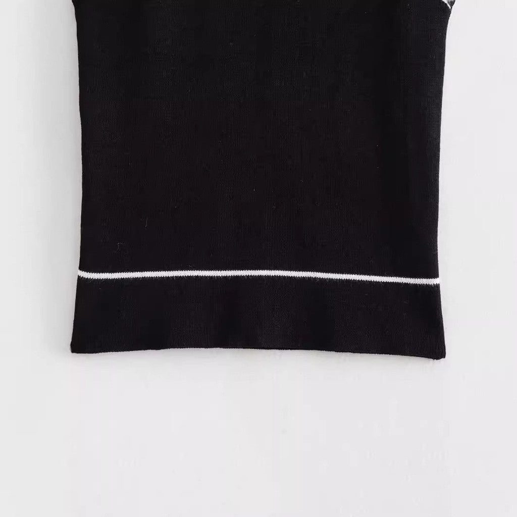 Noire Halter Cutout Top