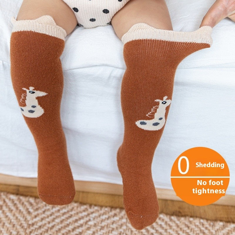 Petit Zoo Animal-Ear Cotton Socks