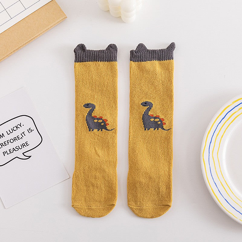 Petit Zoo Animal-Ear Cotton Socks
